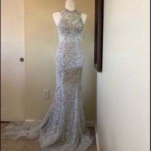 Terani Couture Gorgeous Beaded Prom Dress